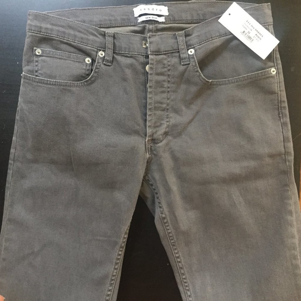 SOLD NWT Sandro New Droit Slim Fit Men's Jeans - Picture 3 of 4
